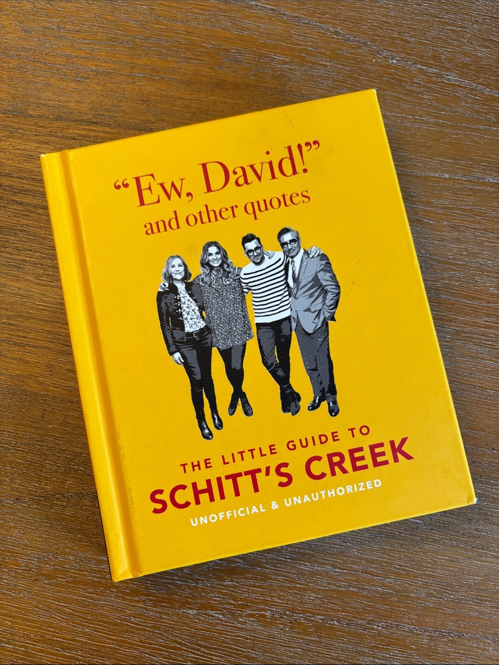 “Ew, David!” and other quotes The Little Guide To Schitt’s Creek Book, NWT